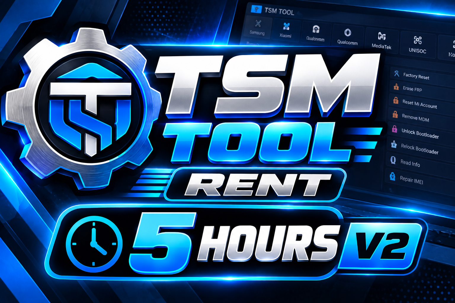 TSM Tool Rent [ 5 hours ] super rapido