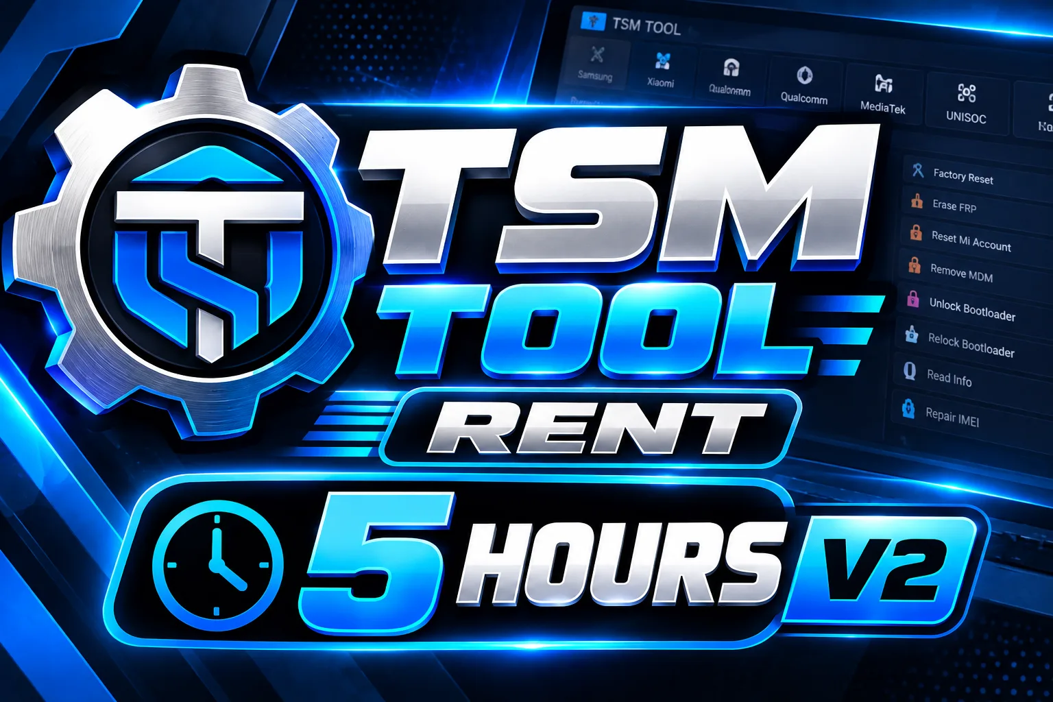 TSM Tool Rent [ 5 hours ] super rapido