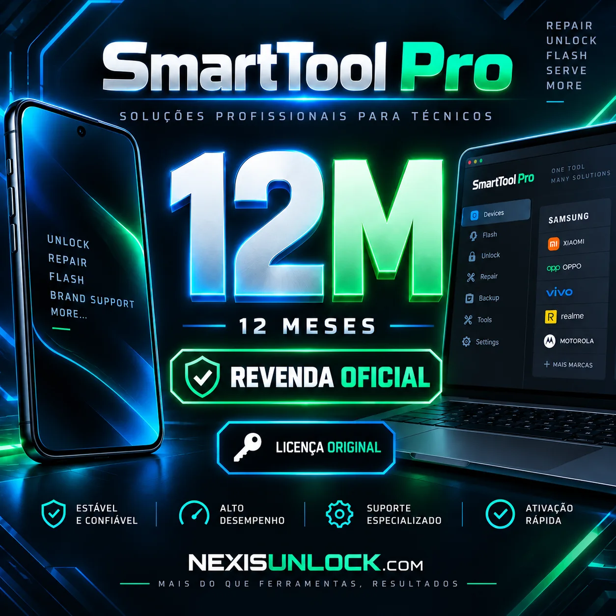SmartTool - Ativação ( 12 Meses ) Revenda Oficial