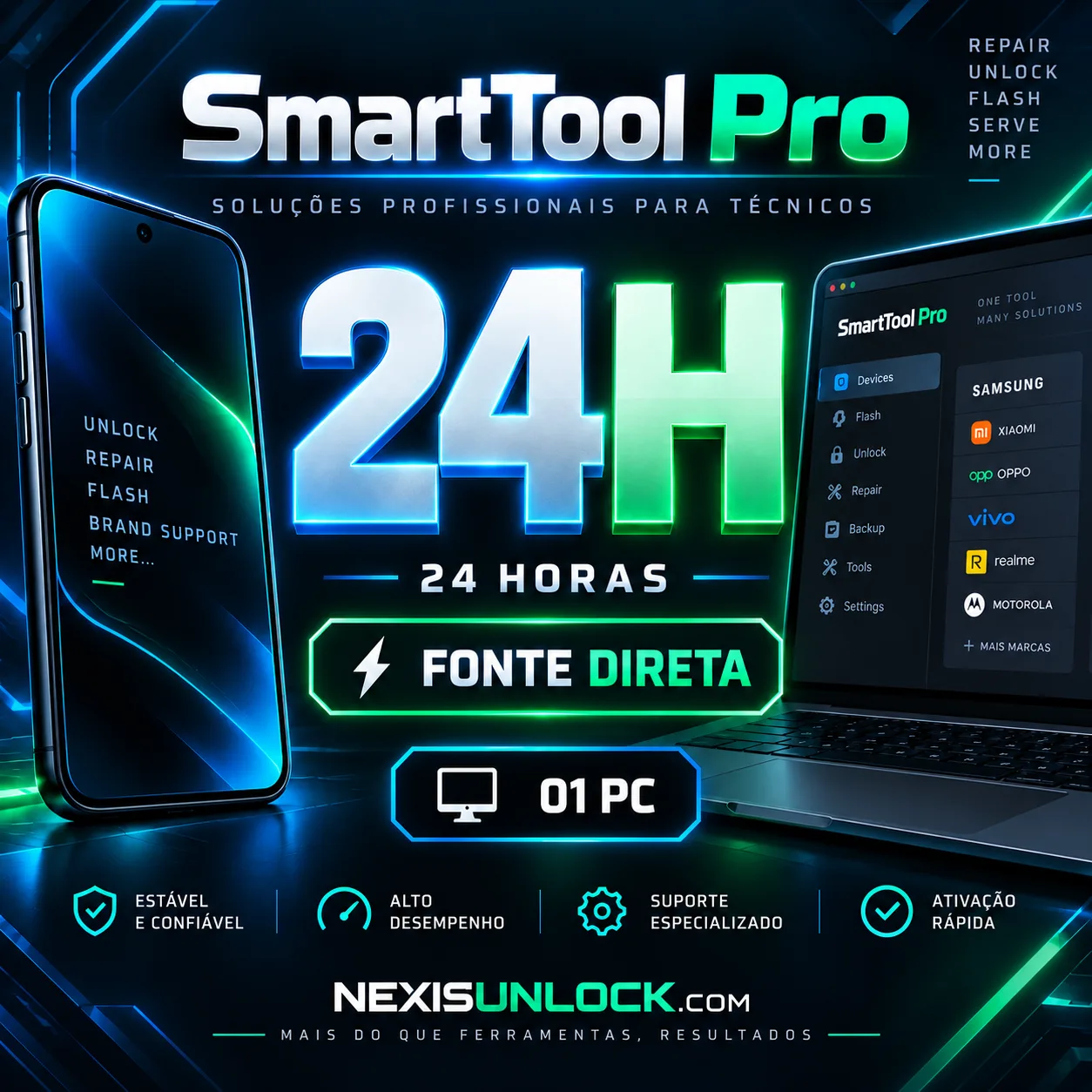 SmartTool - Aluguel ( 24 Horas ) Fonte Direta