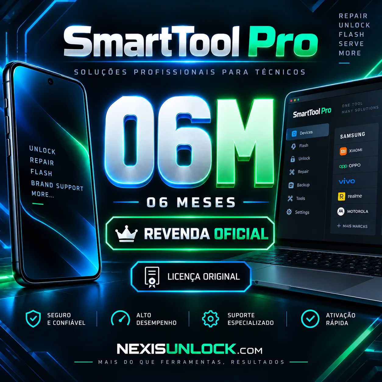 SmartTool - Ativação ( 06 Meses ) Revenda Oficial