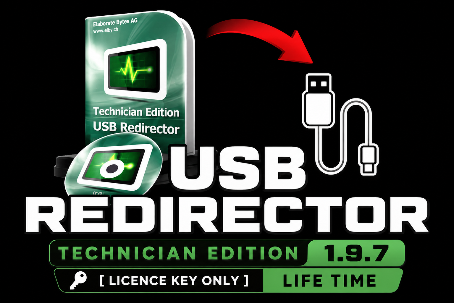 USB Redirector Technician Edition 1.9.7 [Licence Key Only ] LIFE TIME