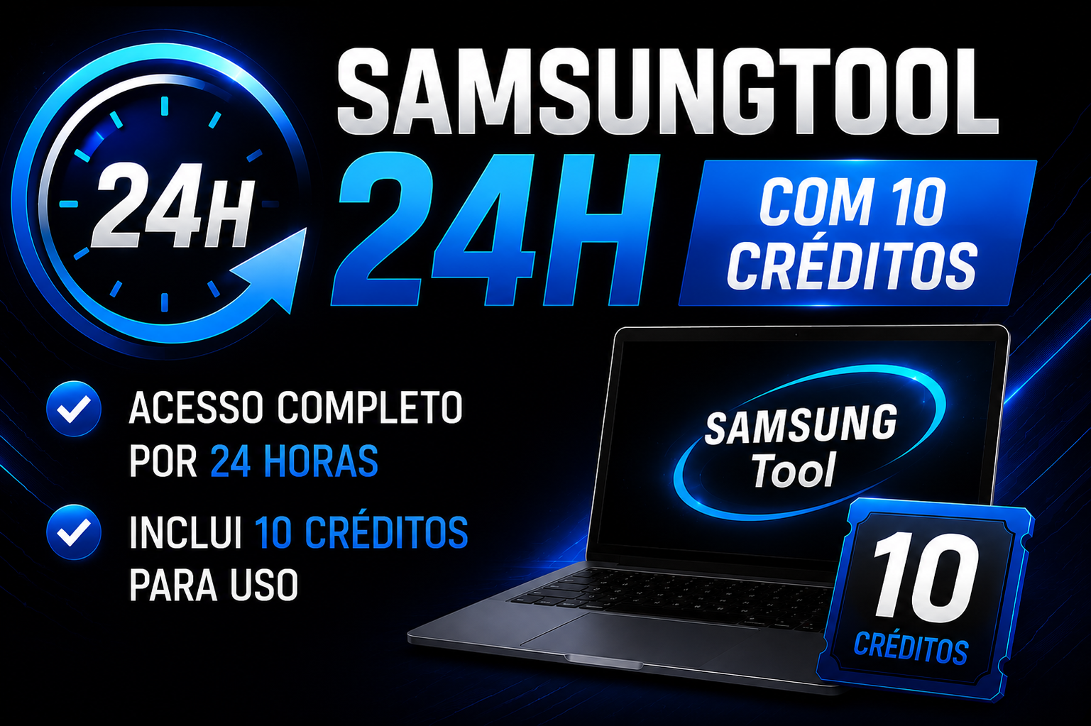 SamsungTool.us KG Bypass Ativo 1 Dia Grátis 10 Créditos