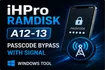 iHPro Ramdisk - A12-13 Passcode Bypass with Signal  Owner Info (Windows Tool)