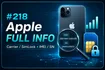 #218 Apple FULL INFO  Carrier/SimLock [IMEI/SN]