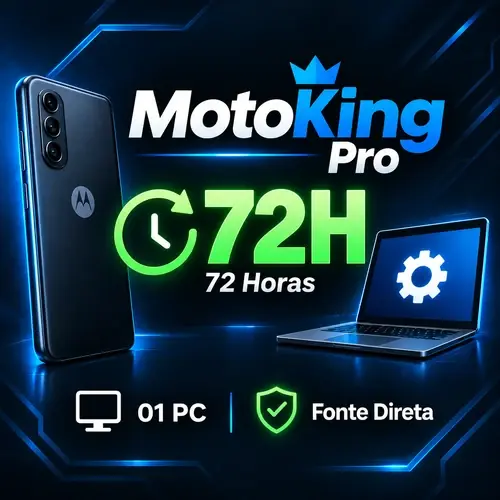 MotoKing Pro - Aluguel ( 72 Horas - 01 PC ) Fonte direta