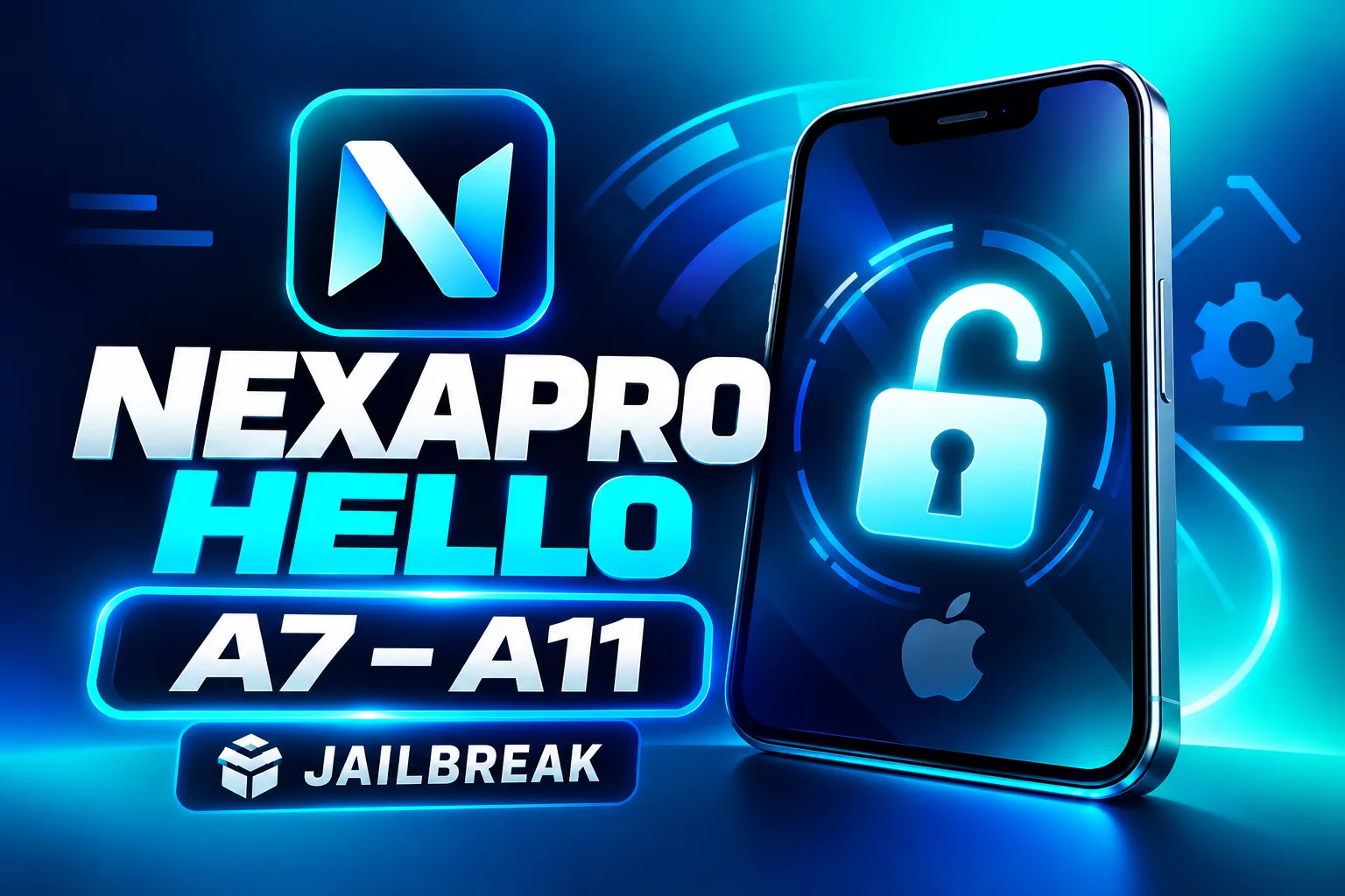 NexaPro Hello ByPass A7 - A11 (Jailbreak Method) 6s to X Only No Signal