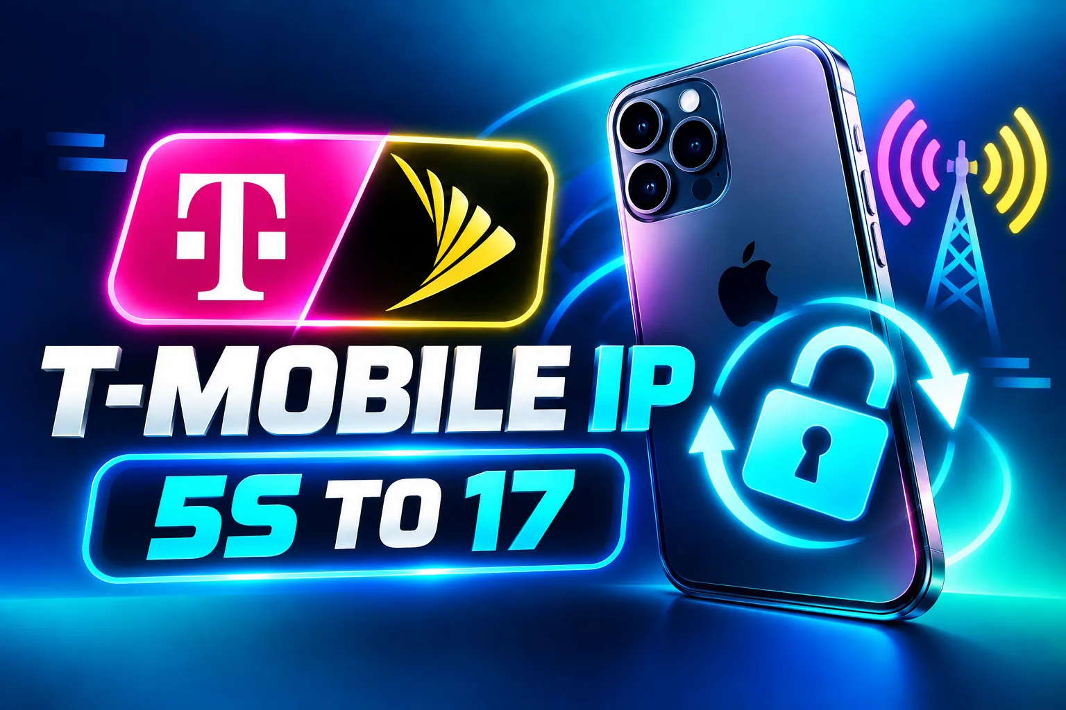 T-Mobile / Sprint - All Models iP 5S TO 17 Series Clean & Premium Both 100% Service