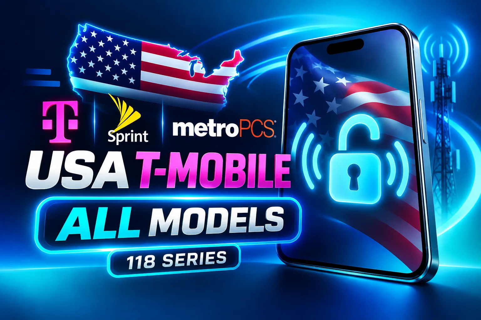USA T-Mobile  Sprint  Metro PCS All Models Till 18 Series Premium 100% Instant few Hours